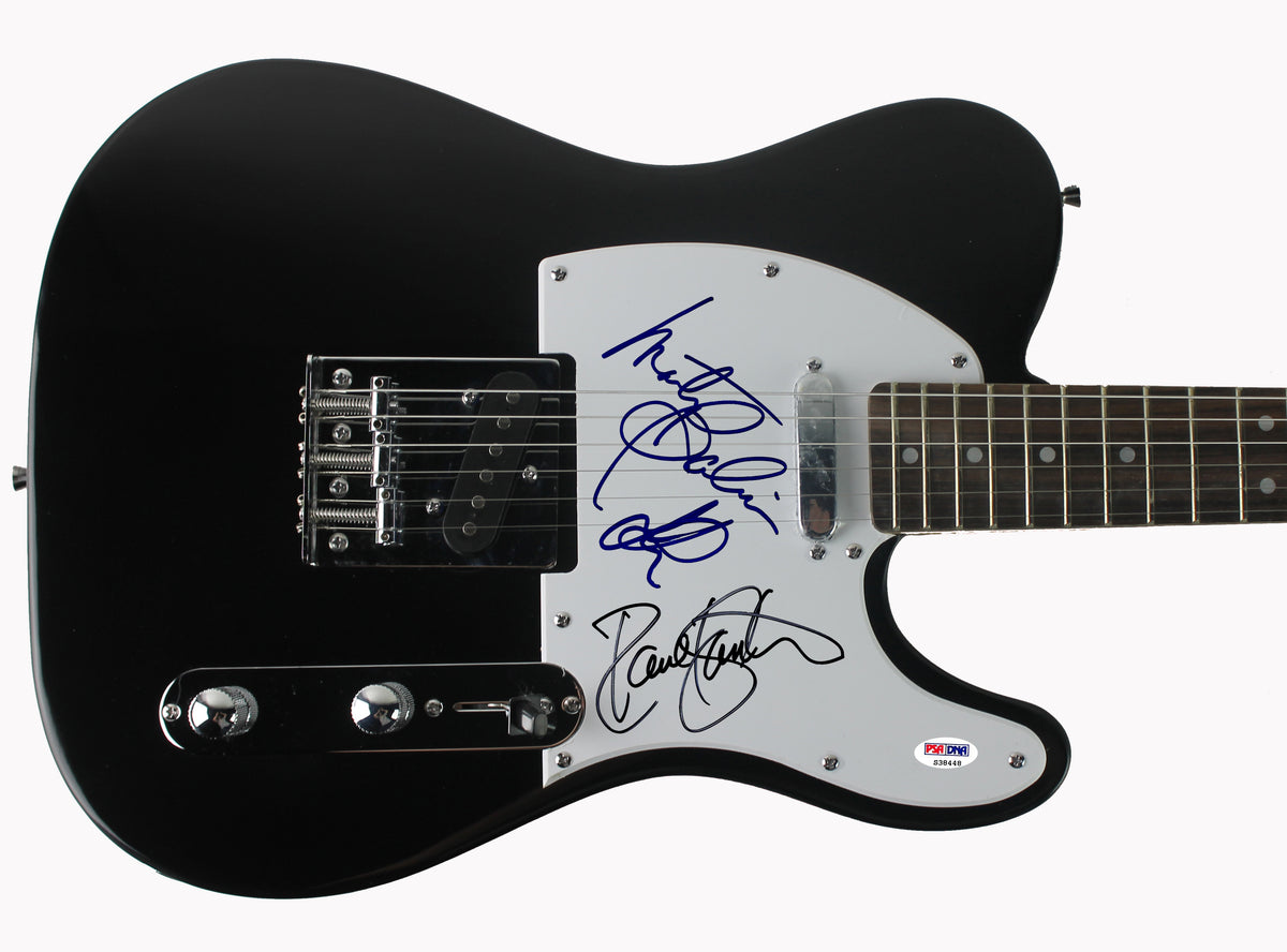Jefferson Airplane (3) Kantner Balin & Kaukonen Signed Guitar PSA/DNA #S38448