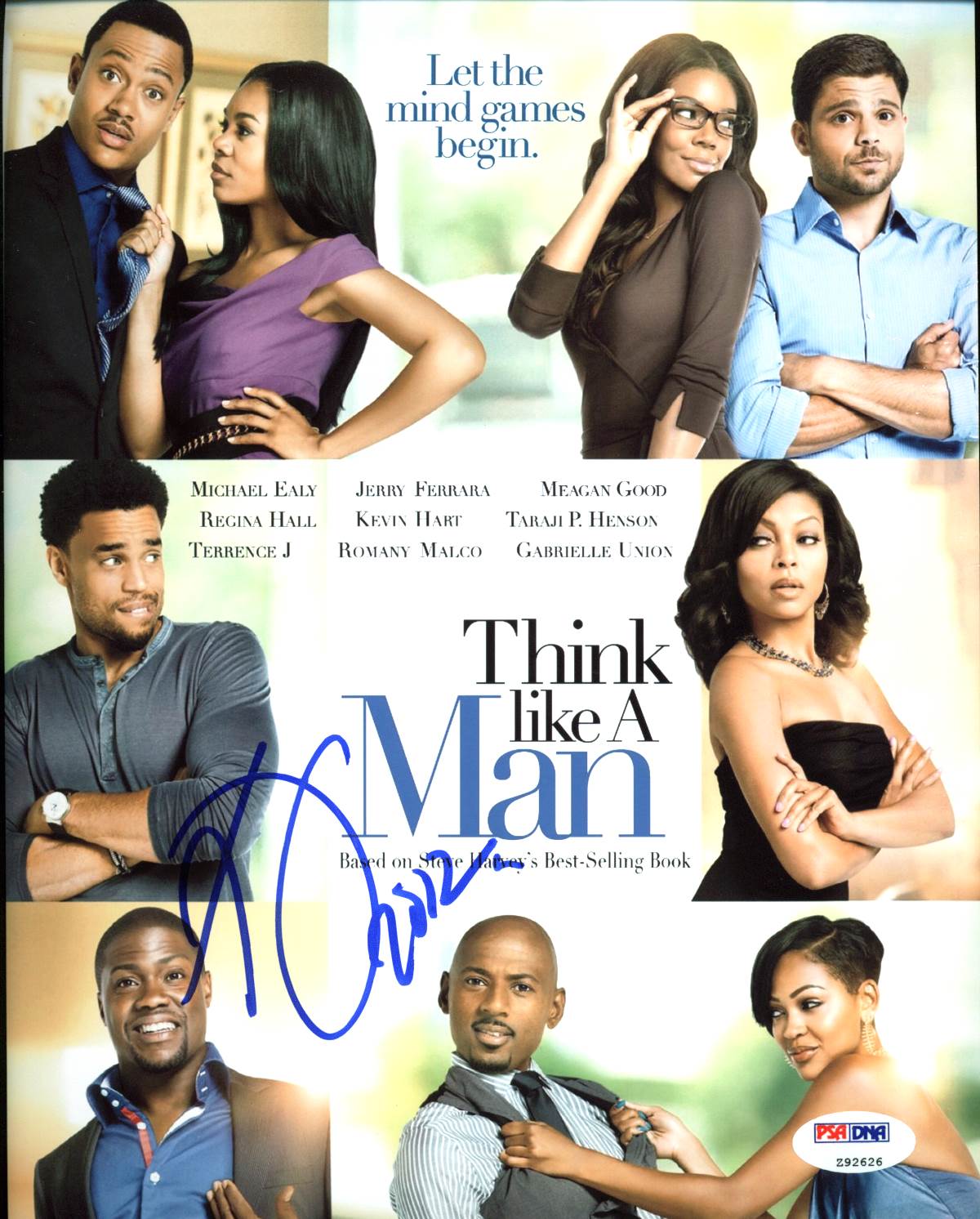 Kevin Hart Think Like A Man Authentic Signed 8X10 Photo PSA/DNA #Z92626