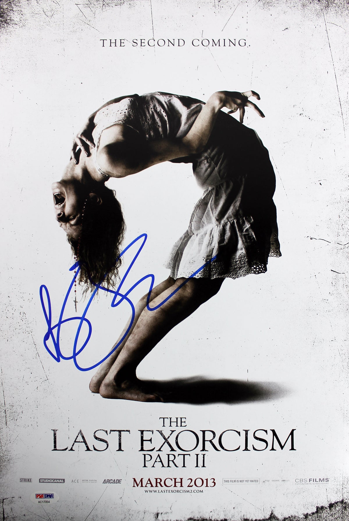 Ashley Bell The Last Exorcism Part II Authentic Signed 12x18 Photo PSA #AC17054