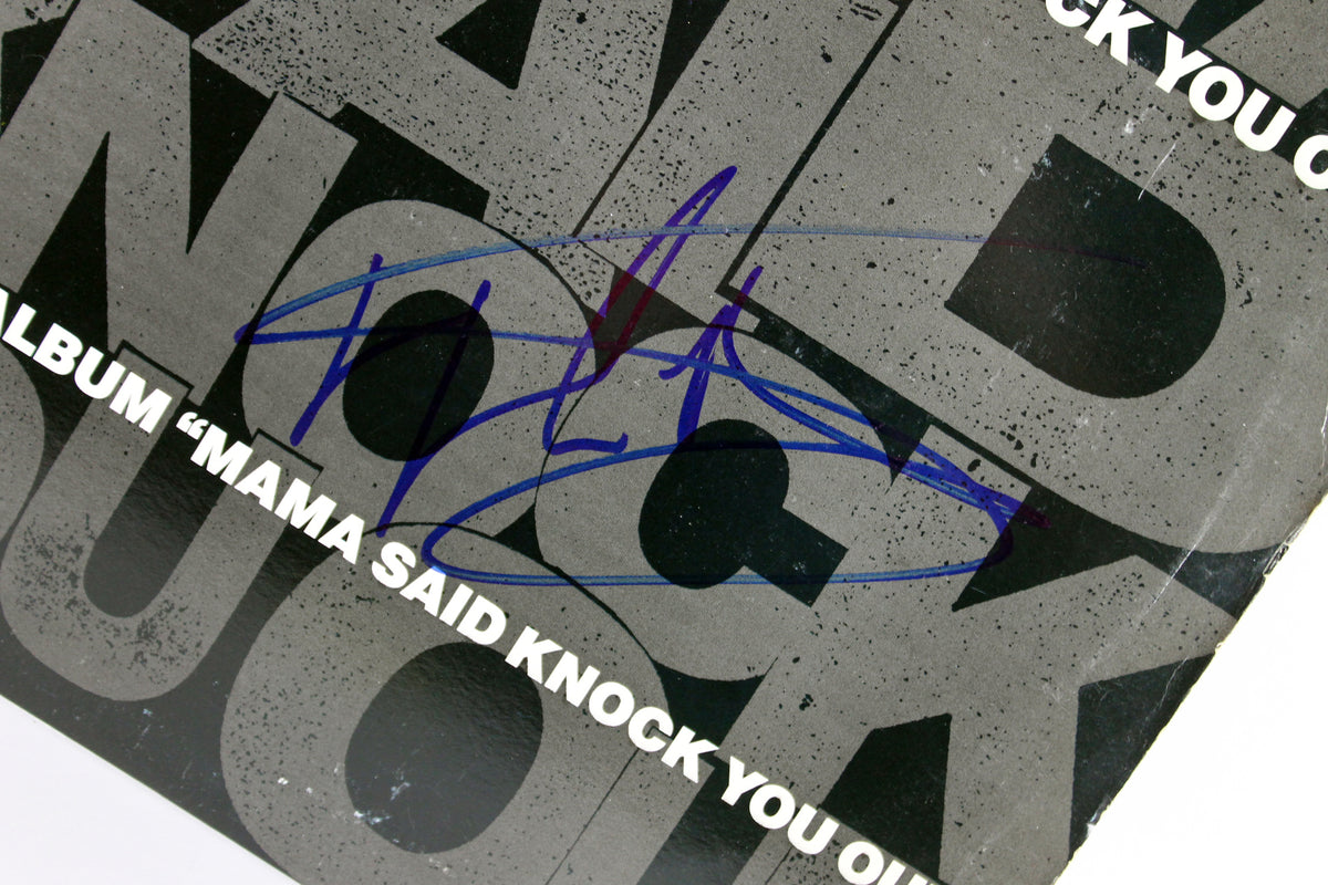 L.L. Cool J. Signed Momma Said Knock You Out Album Cover W/ Vinyl BAS #B18213