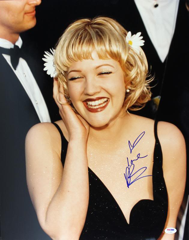 Drew Barrymore Signed Authentic 16X20 Photo Autographed PSA/DNA #U70480