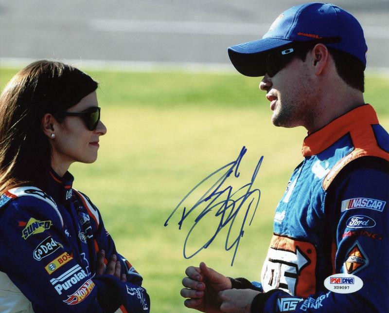 Ricky Stenhouse Jr. Nascar Signed Authentic 8X10 Photo W/ Danica PSA/DNA #X09097