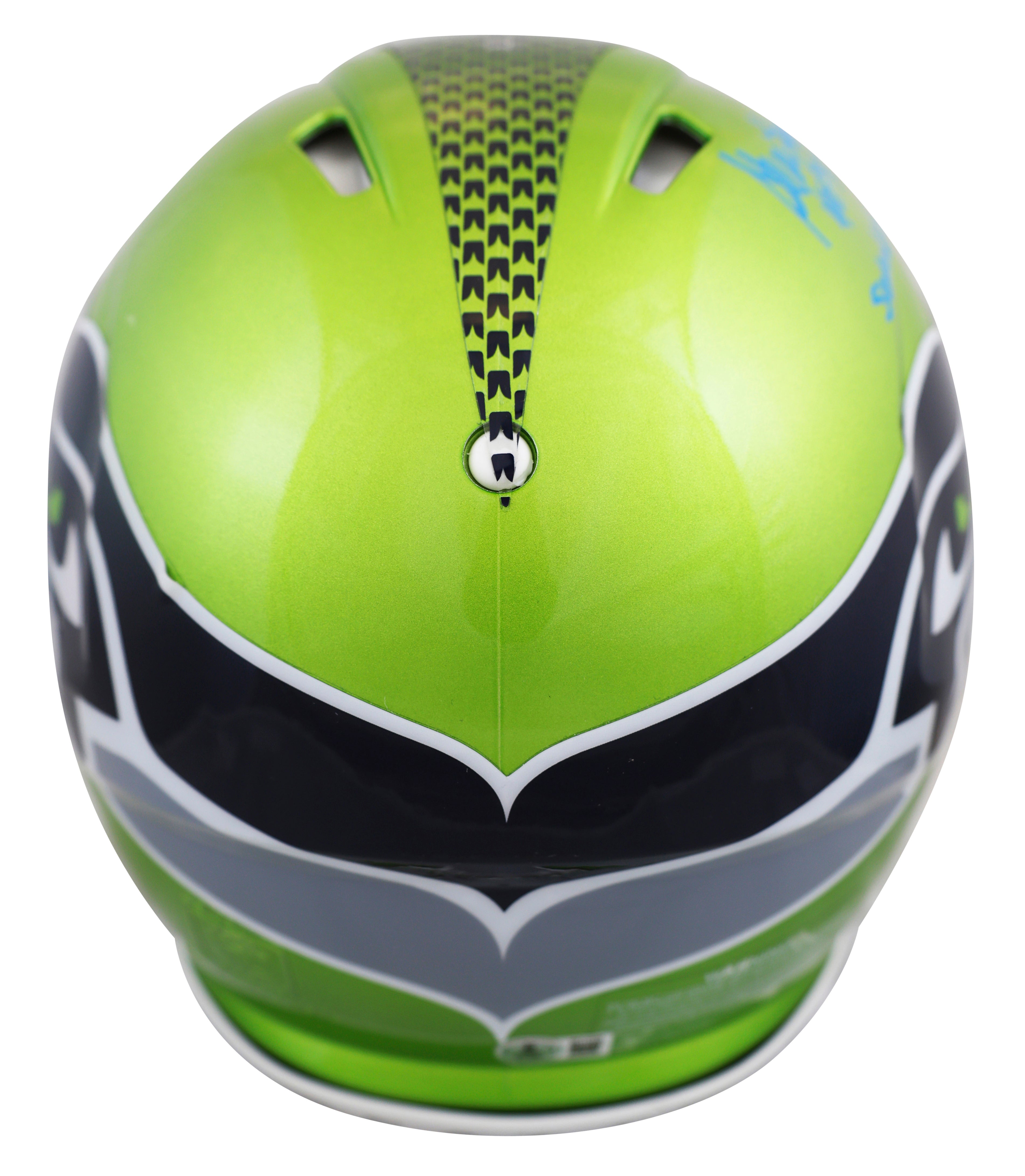 Seahawks Steve Largent "5x Insc" Signed Flash F/S Speed Proline Helmet BAS Wit