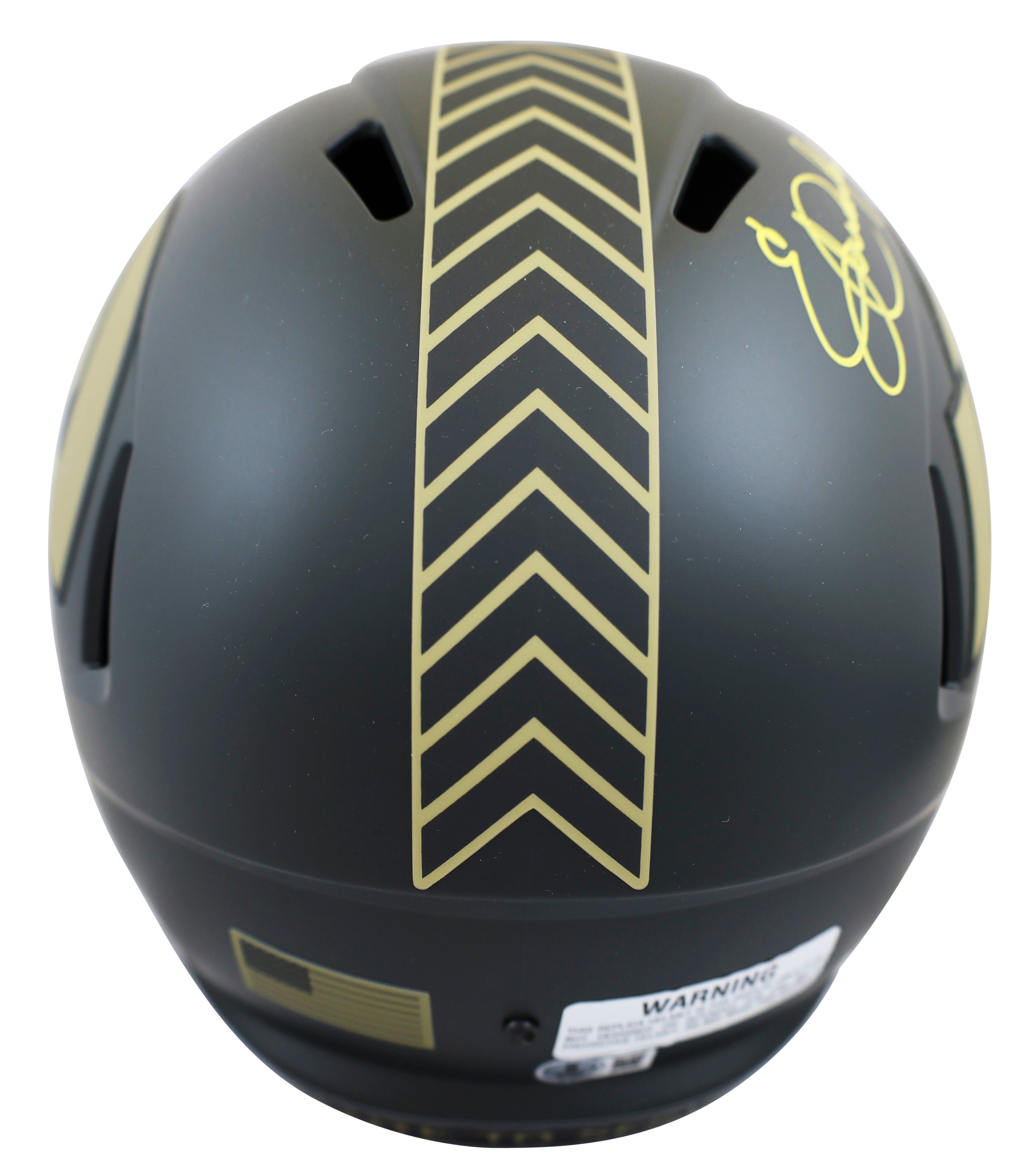 Rams Eric Dickerson "HOF 99" Signed STS IV Full Size Speed Rep Helmet BAS Wit