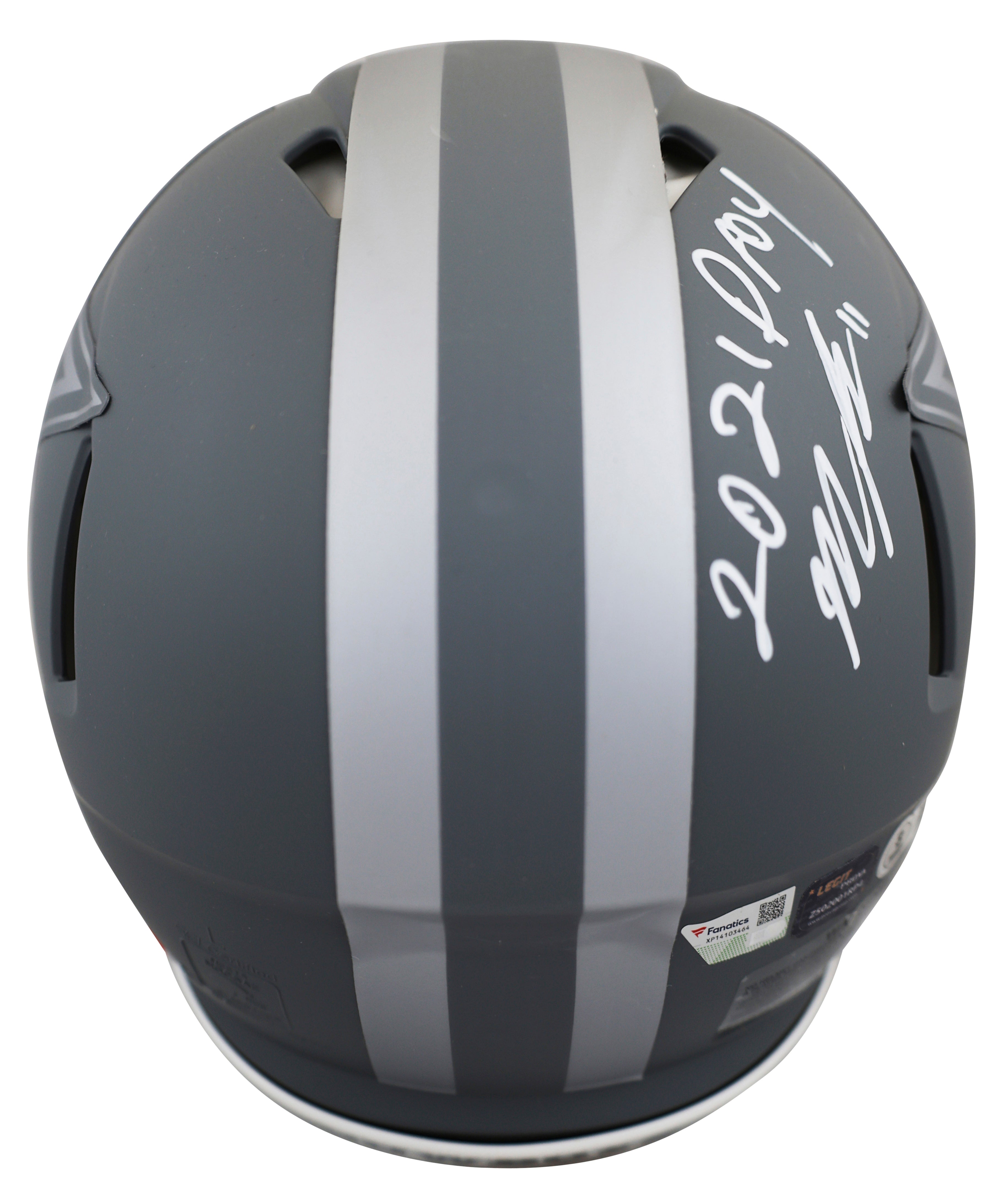 Prescott, Smith, Parsons +2 Signed Slate F/S Speed Proline Helmet W/ Case BAS W