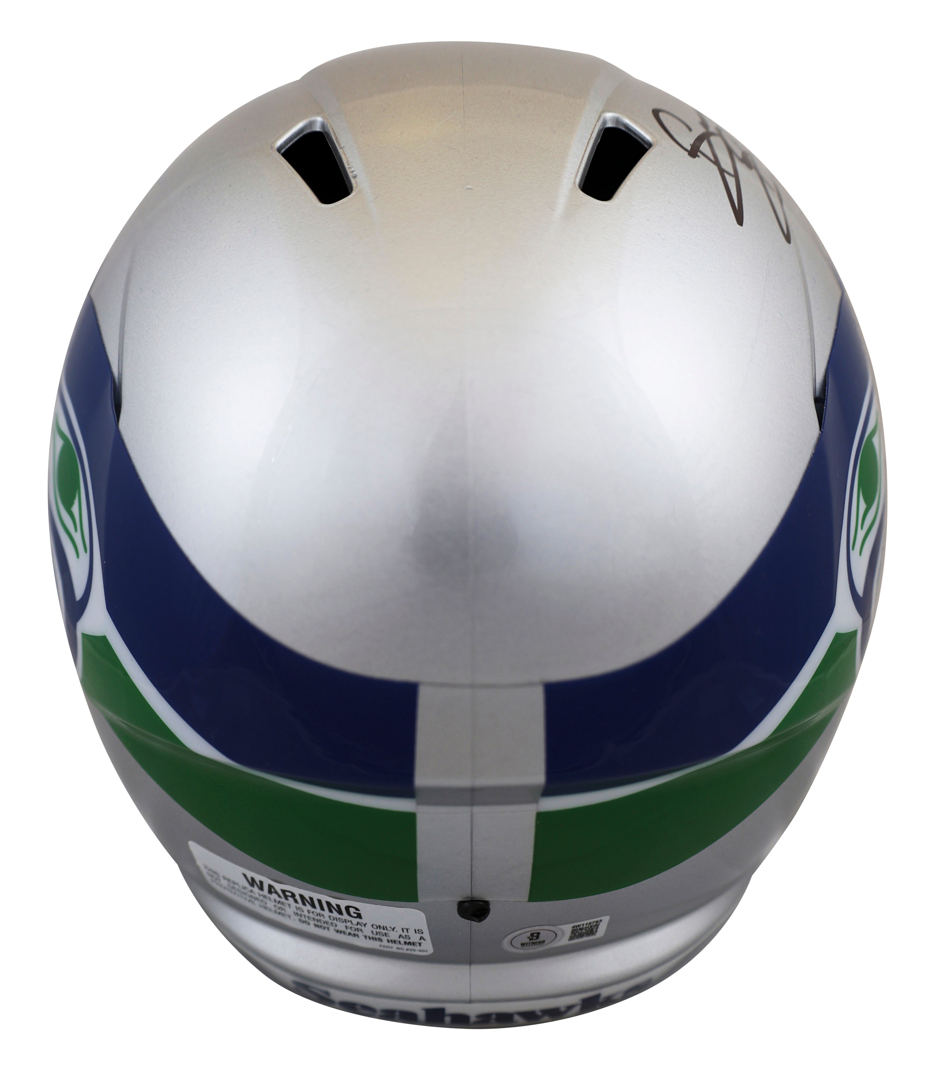 Seahawks Brian Bosworth "Boz" Signed 1983-01 TB F/S Speed Rep Helmet W/ Case BAS