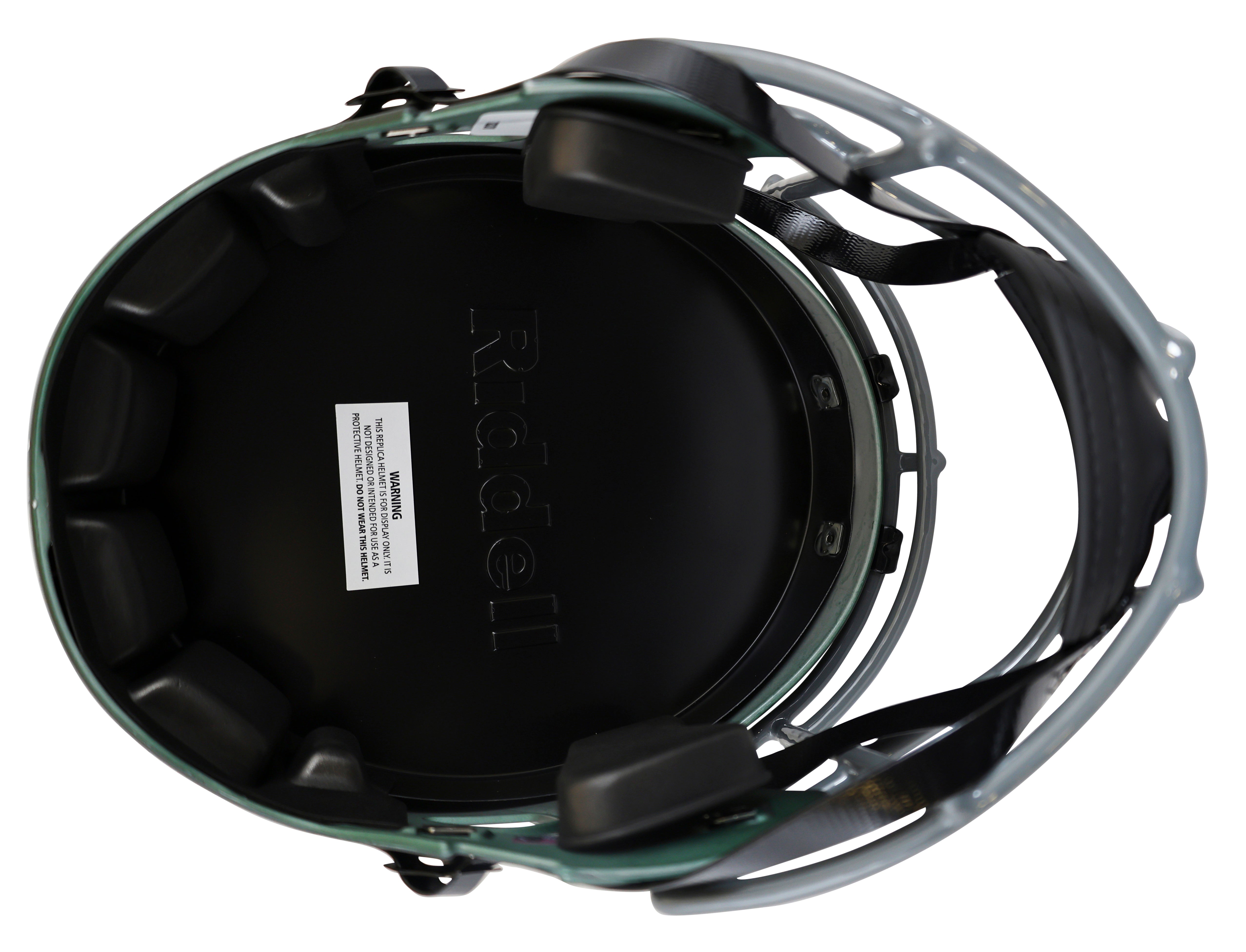 Vikings Adrian Peterson "All Damn Day" Signed STS IV F/S Speed Rep Helmet BAS W