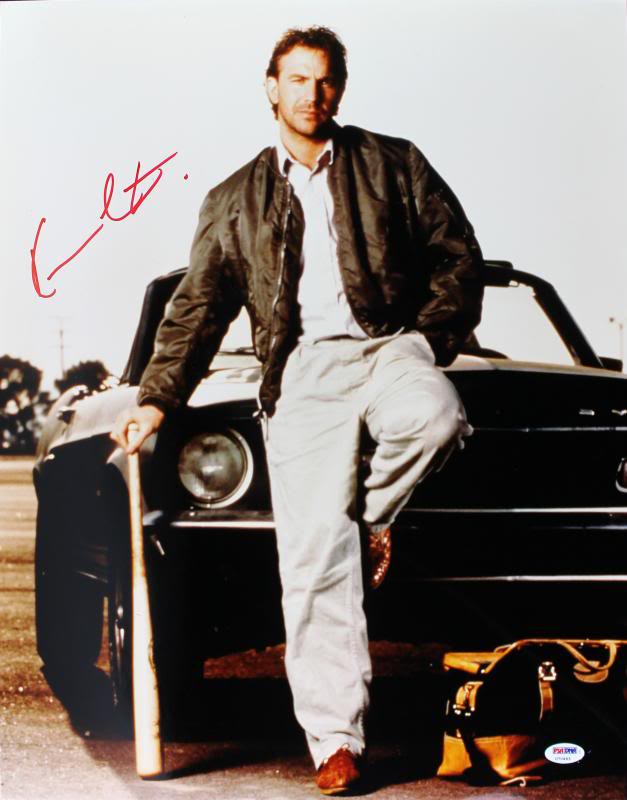 Kevin Costner Bull Durham Signed Authentic 16X20 Photo PSA/DNA #U70493