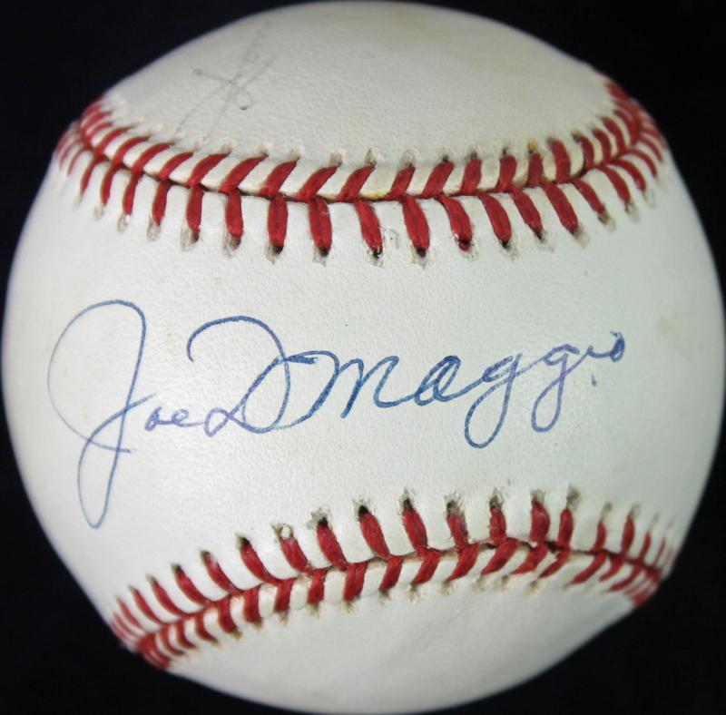 Joe Dimaggio & Dom Dimaggio Signed Authentic Oal Baseball PSA/DNA #B46999