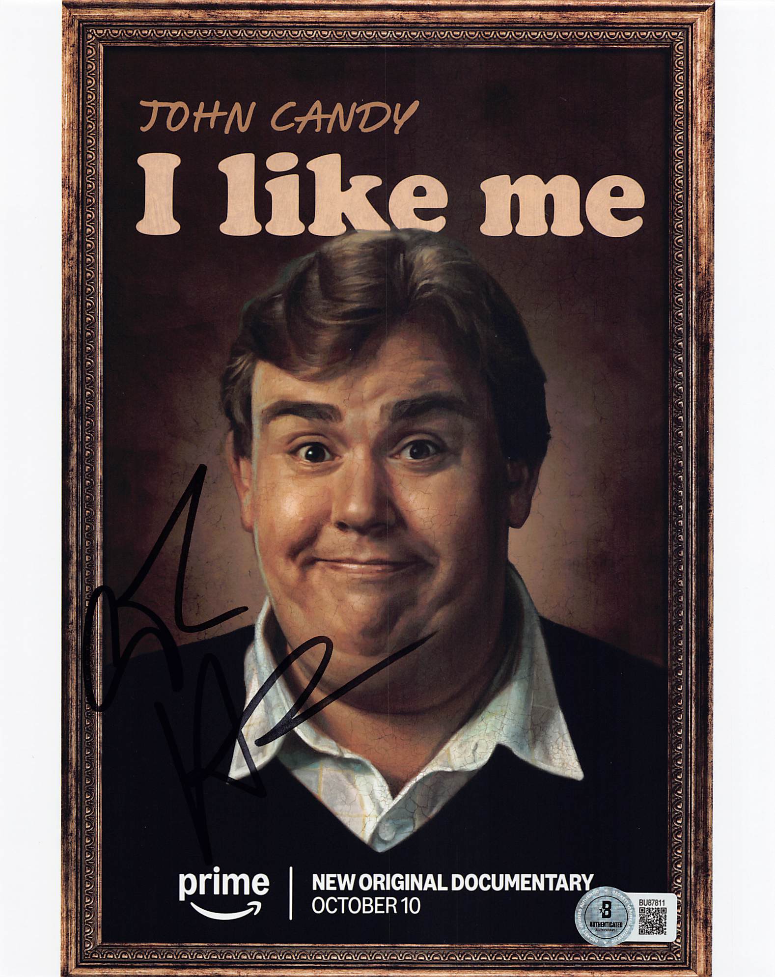 Colin Hanks John Candy: I Like Me Signed 8x10 Vertical Photo BAS #BU87811