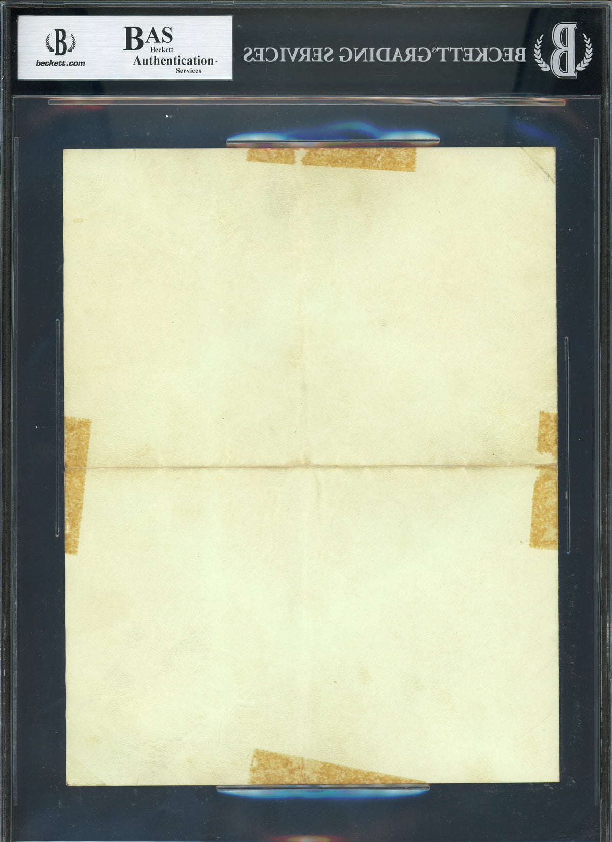 Harry S. Truman Signed 7x8.75 1945 Letter On White House Stationary BAS Slabbed