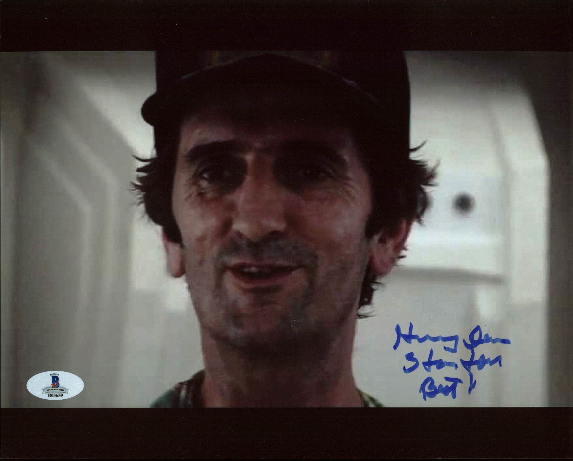 Harry Dean Stanton Alien "Brett" Authentic Signed 8X10 Photo BAS #B03659