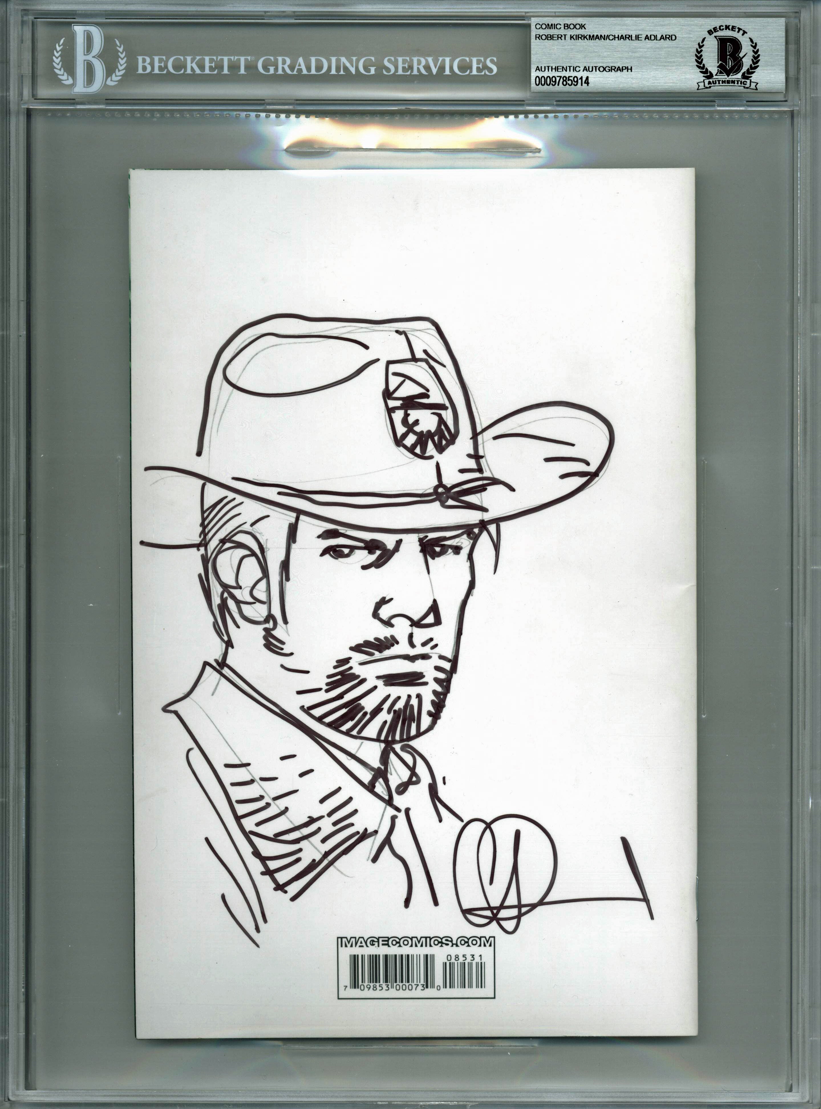 Robert Kirkman & Charlie Adlard(2) Signed The Walking Dead #85 Variant Comic BAS