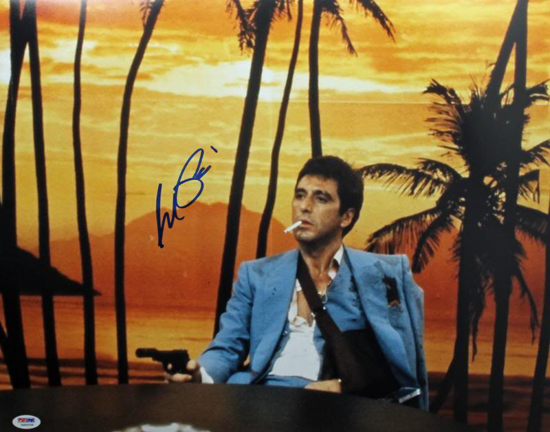 Al Pacino Scarface Signed Authentic 16X20 Photo Autographed PSA/DNA ITP #5A80058