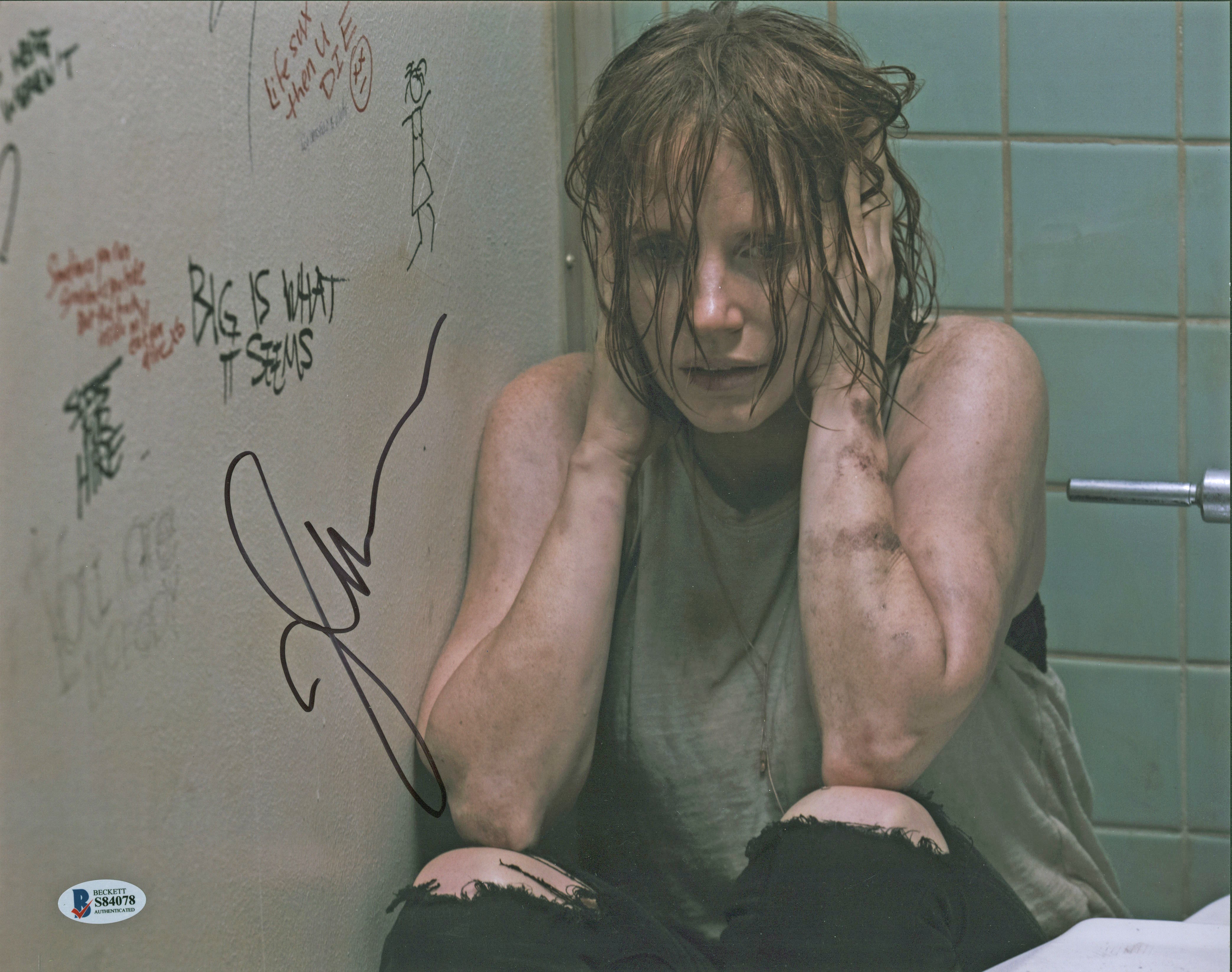Jessica Chastain IT Chapter Two Authentic Signed 11x14 Photo BAS #S84078