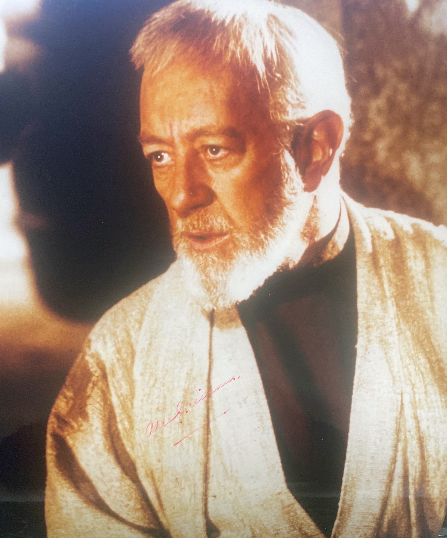 Alec Guinness Star Wars Authentic Signed 8x10 Obi-Wan Kenobi Photo BAS #BH78836
