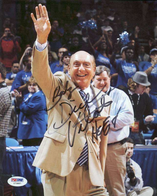 Dick Vitale "Baby HOF 08" Signed Authentic 8X10 Photo PSA/DNA #Y73887