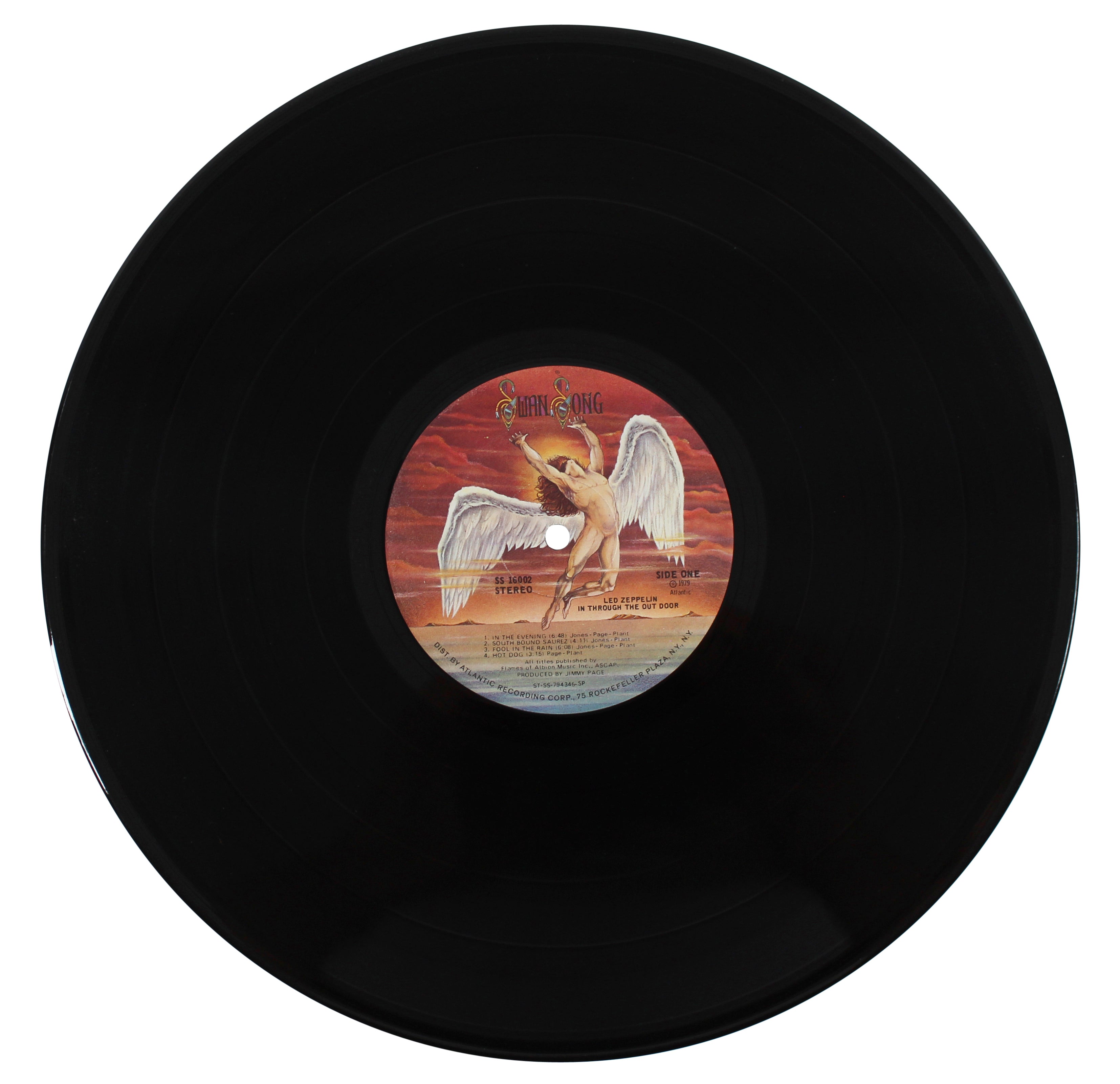 Robert Plant & John Paul Jones Led Zeppelin Signed Album Cover W/ Vinyl JSA