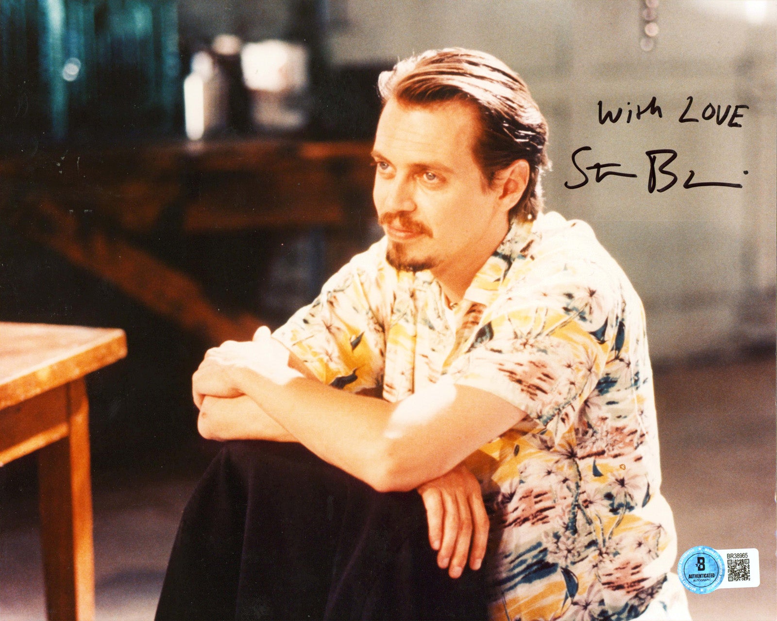 Steve Buscemi Armageddon "With Love" Signed 8x10 Horizontal Photo BAS #BR38965