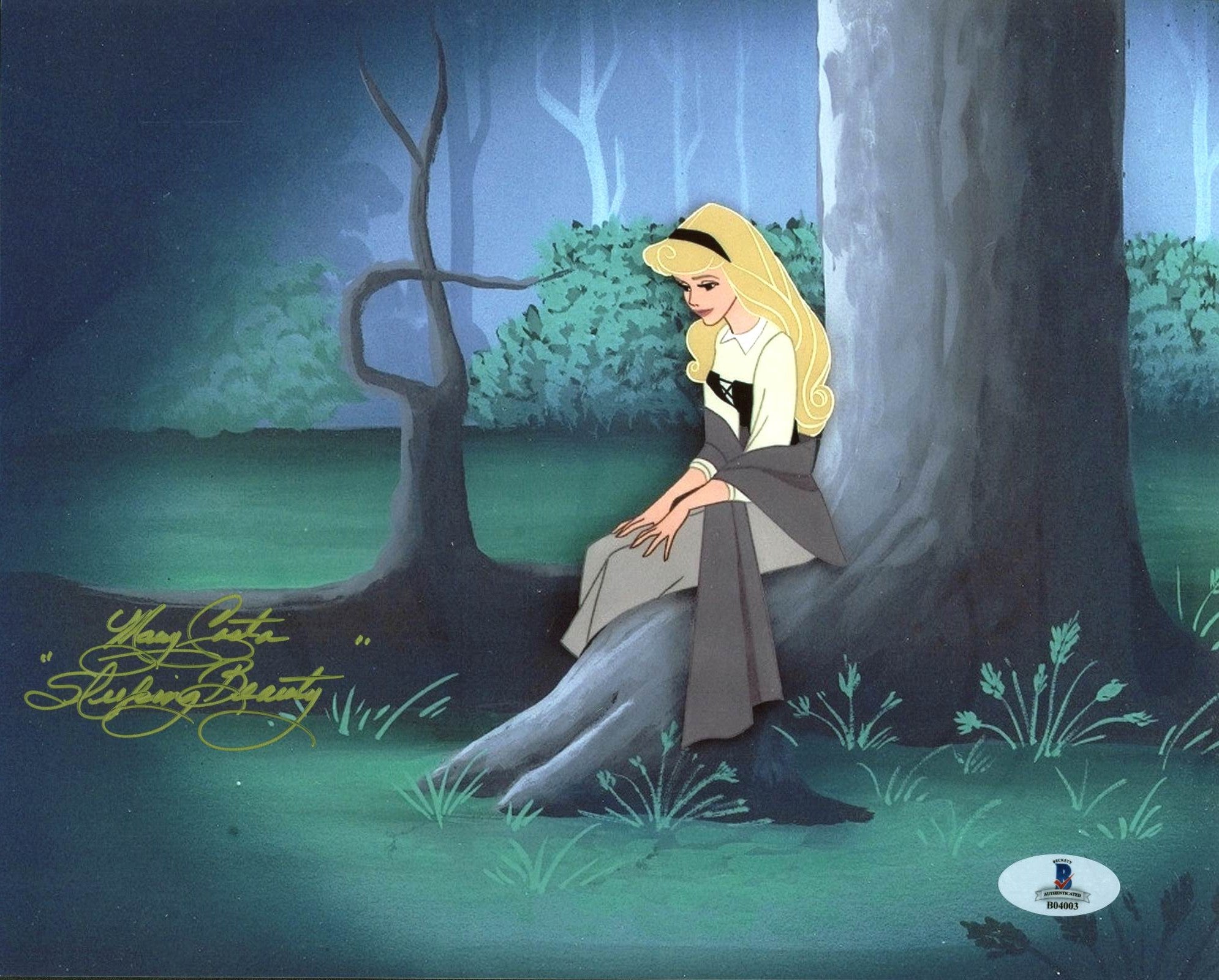 Mary Costa "Sleeping Beauty" Authentic Signed 8X10 Photo BAS #B04003