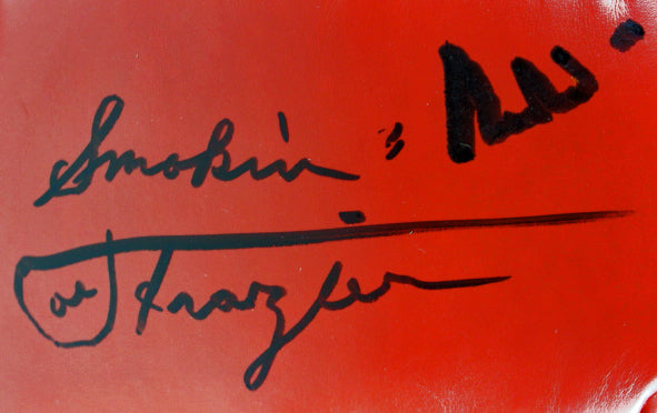 Muhammad Ali & "Smokin" Joe Frazier Authentic Signed Boxing Glove PSA #6A62553