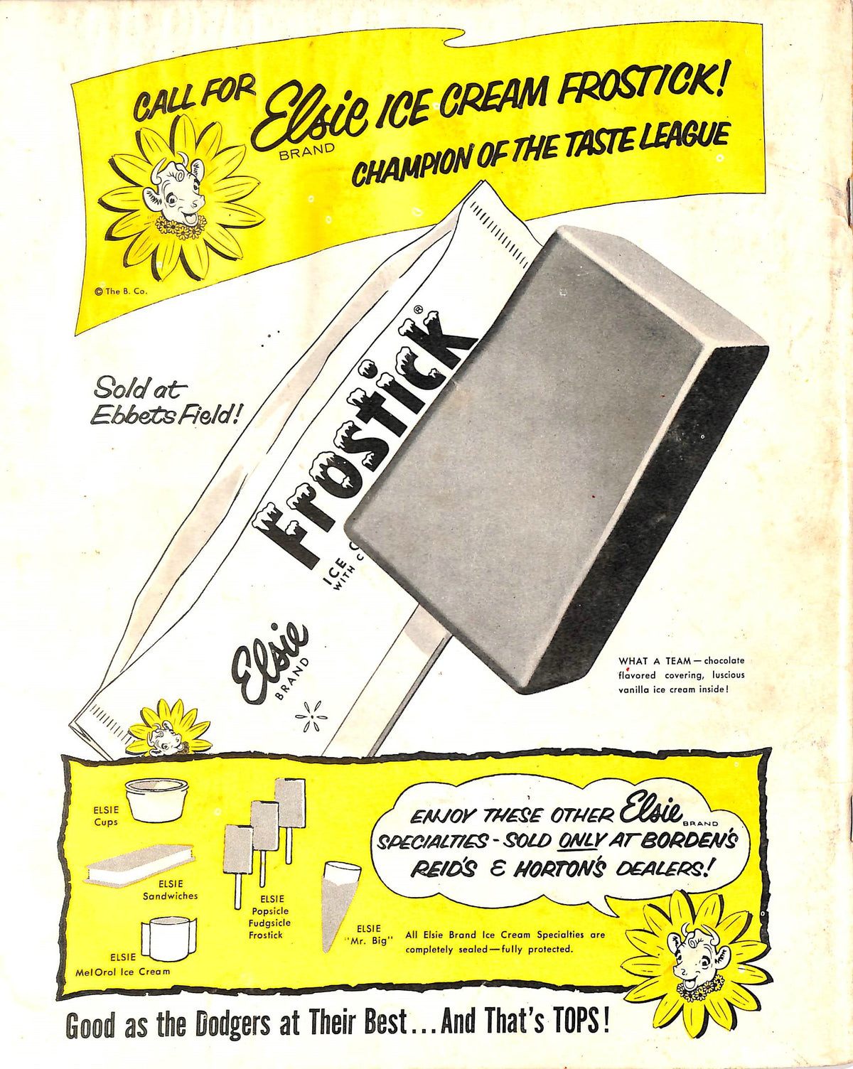 Brooklyn Dodgers 1957 Official Yearbook Program Unsigned