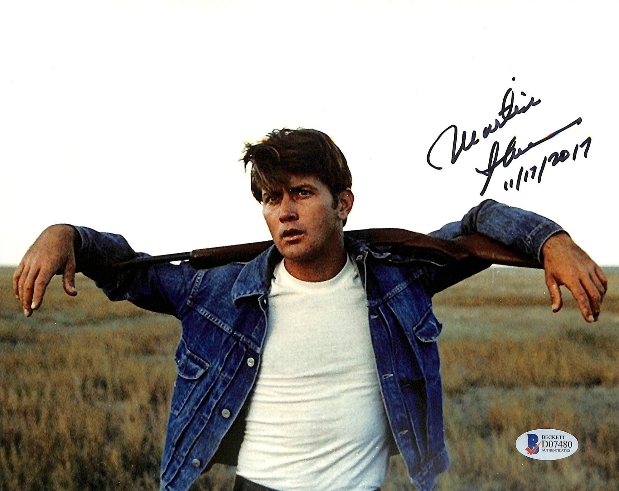 Martin Sheen Badlands Authentic Signed 8x10 Photo Autographed BAS #D07480