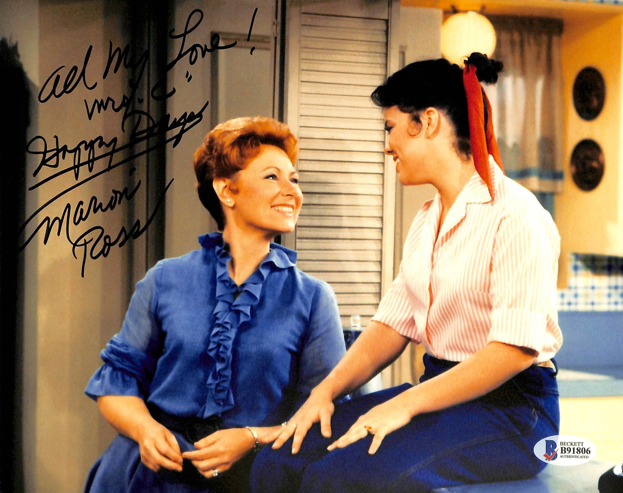 Marion Ross Happy Days "Mrs. C" Authentic Signed 8x10 Photo BAS #B91806