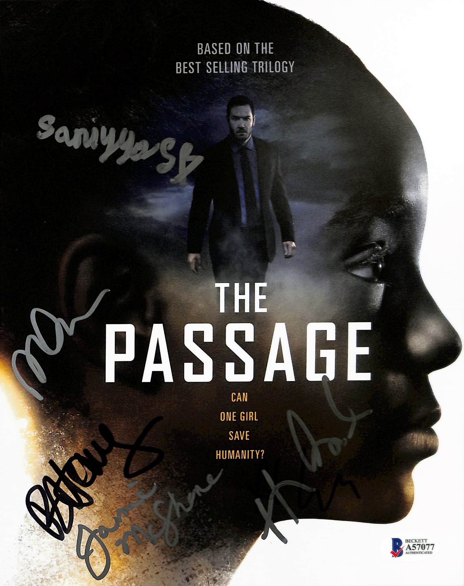 The Passage (5) Mark Paul Gosselaar, Chriqui +3 Signed 8x10 Photo BAS #A57077