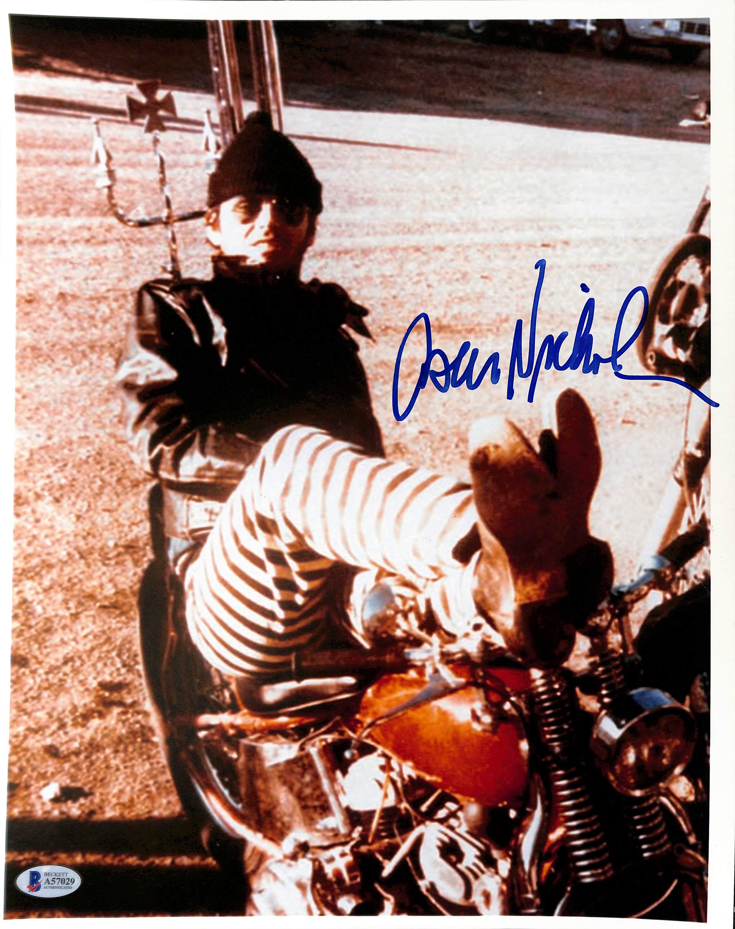 Jack Nicholson The Wild Angels Authentic Signed 12x15 Photo BAS #A57029