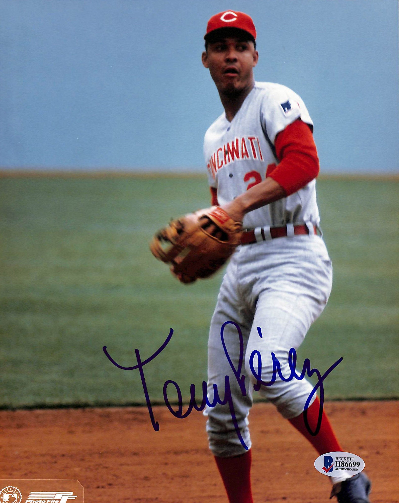 Reds Tony Perez Authentic Signed 8x10 Photo Autographed BAS 2