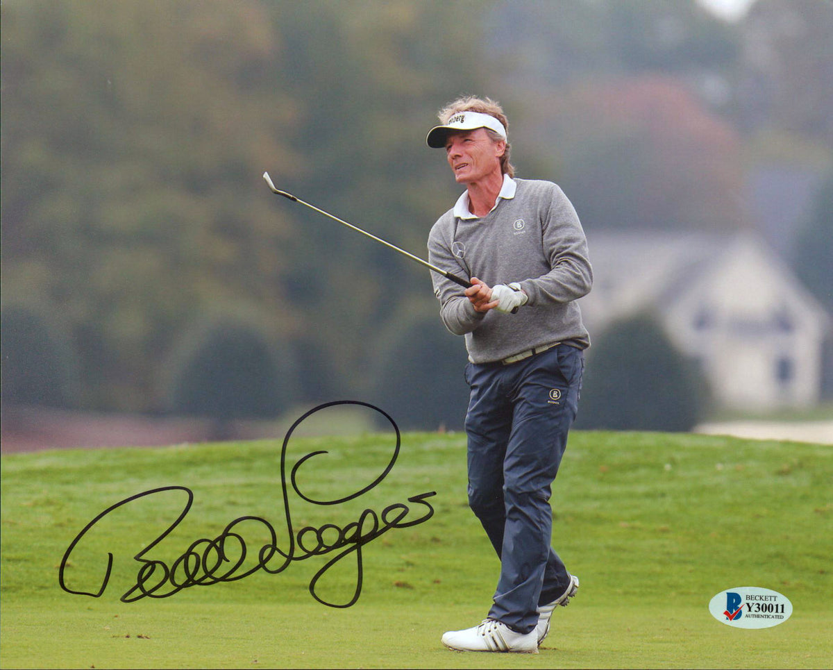 Bernhard Langer PGA Golf Authentic Signed 8x10 Photo Autographed BAS #Y30011