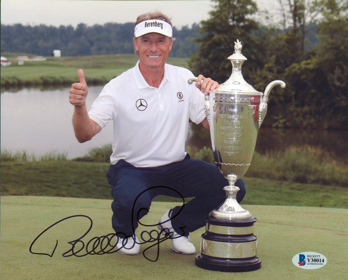Bernhard Langer PGA Golf Authentic Signed 8x10 Photo Autographed BAS #Y30014