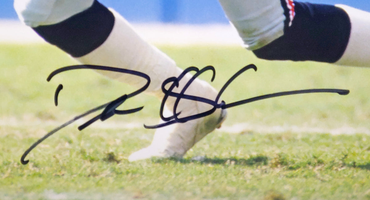 Falcons Deion Sanders Authentic Signed 16x20 Vertical Photo BAS Witnessed