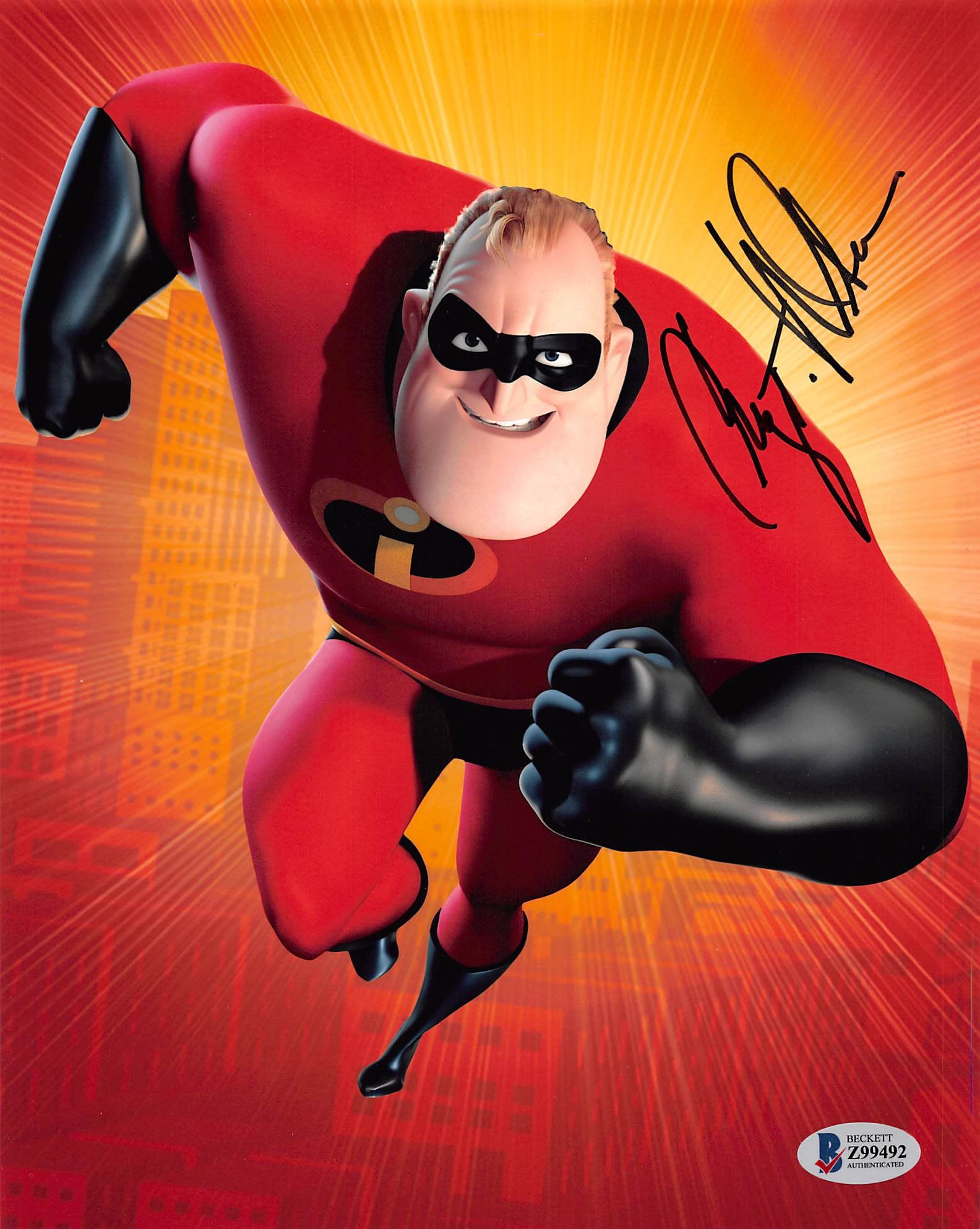 Craig T. Nelson Incredibles Authentic Signed 8x10 Photo Autographed BAS #Z99492