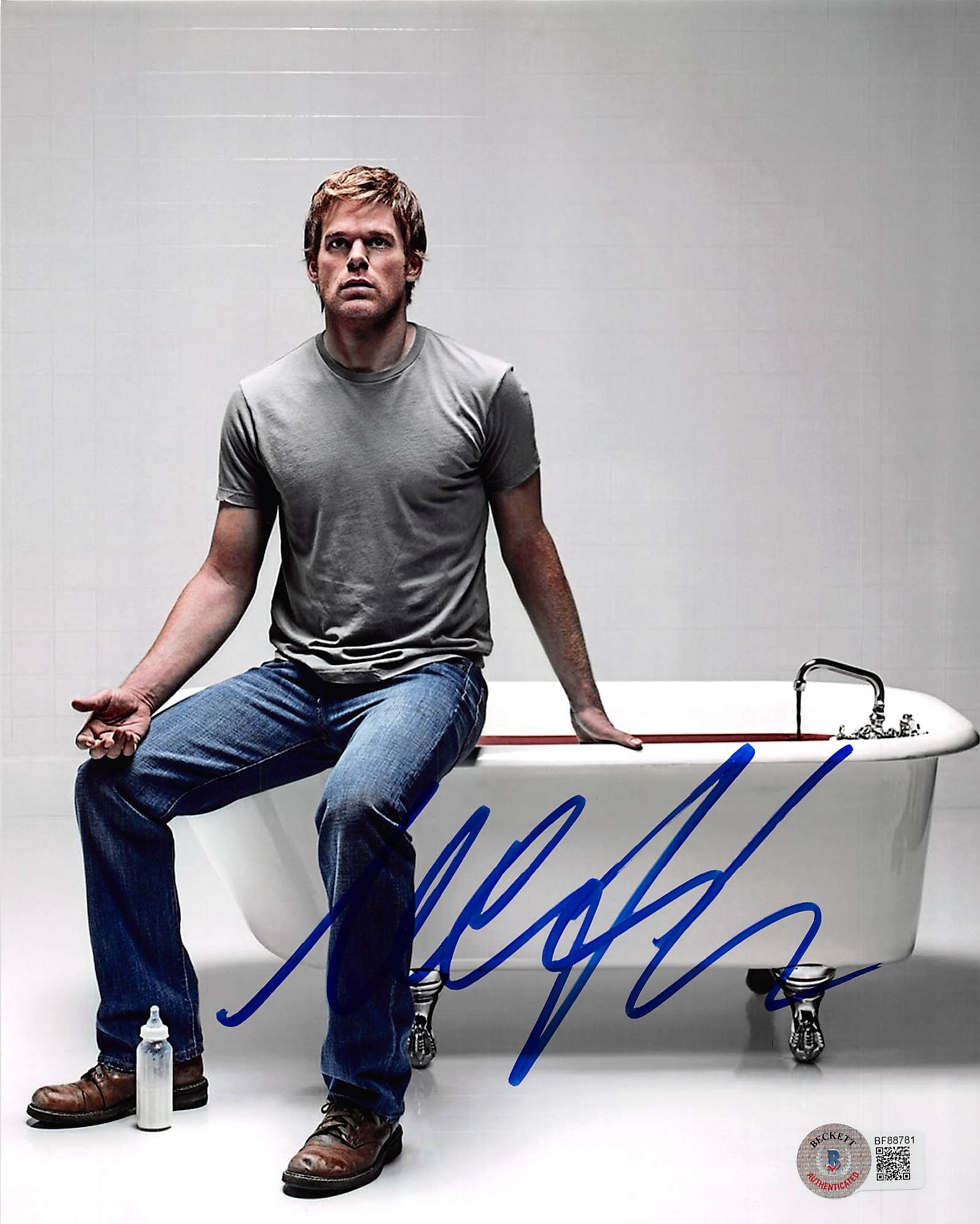 Michael C. Hall Dexter Authentic Signed 8x10 Photo Autographed BAS #BF88781