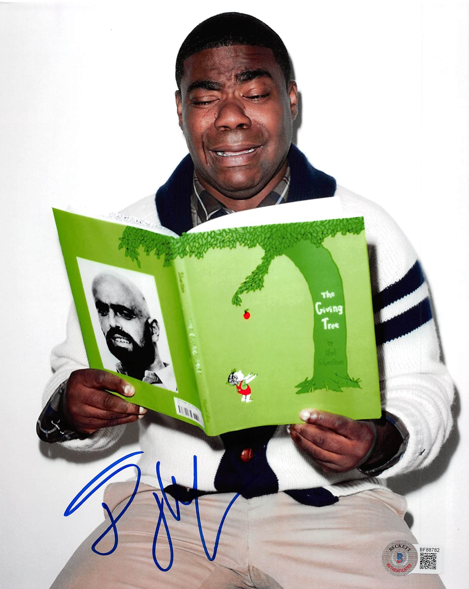Tracy Morgan Giving Tree Authentic Signed 8x10 Photo Autographed BAS #BF88782