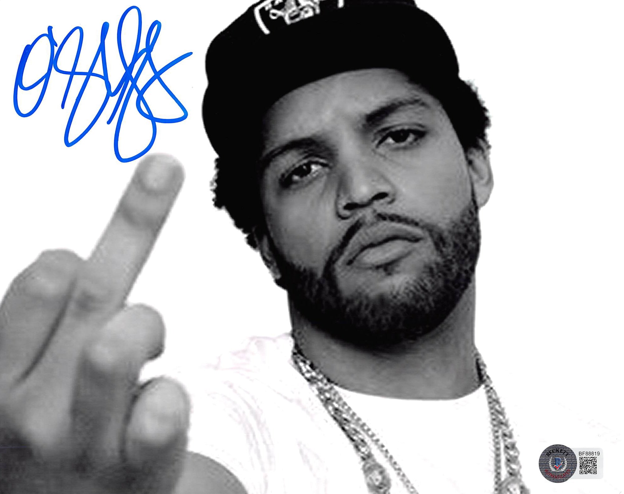 O'Shea Jackson Jr. Straight Outta Compton Signed 8x10 Photo BAS #BF88819