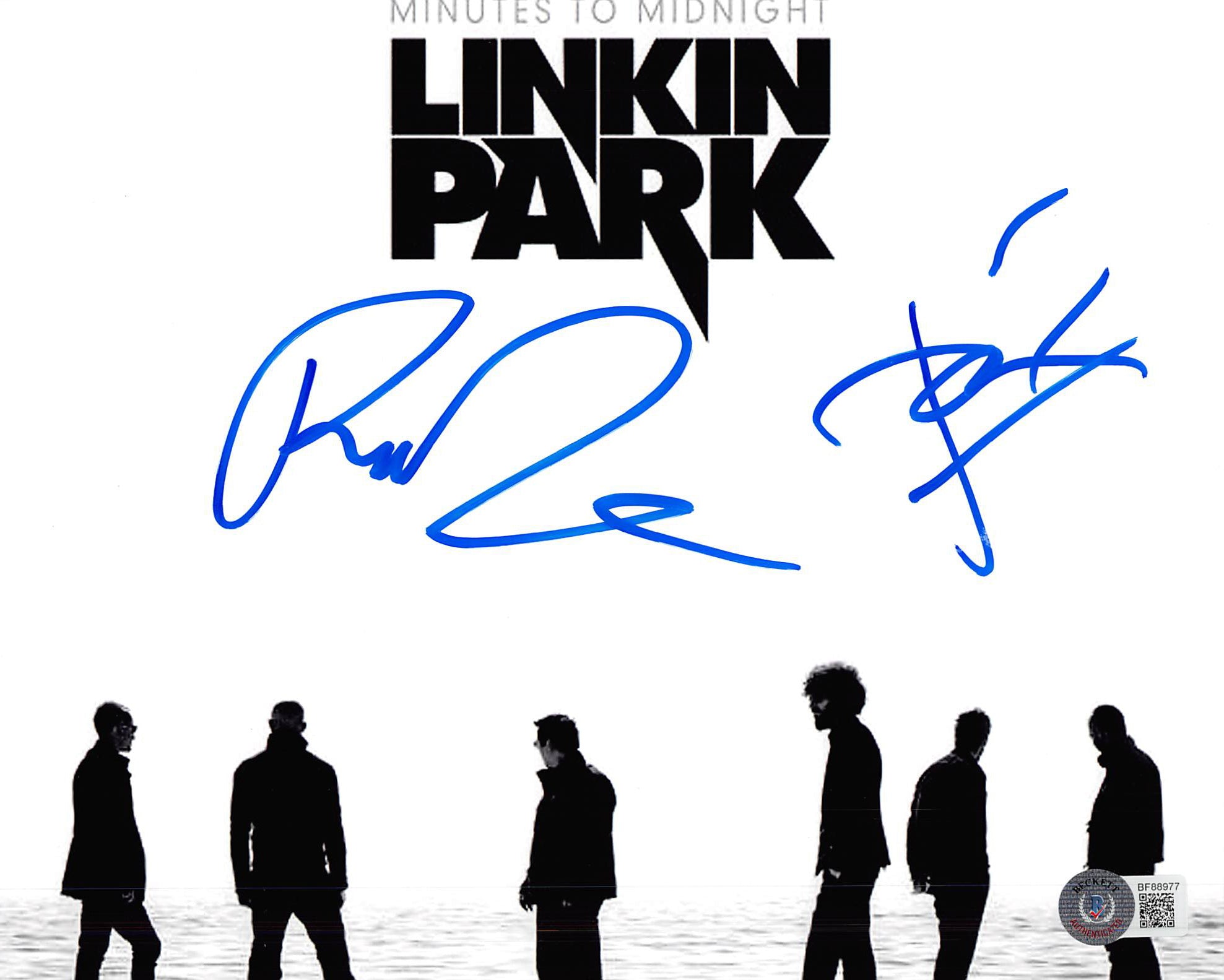 Dan Finnerty & Dave Farrell Linkin Park Authentic Signed 8x10 Photo BAS #BF88977