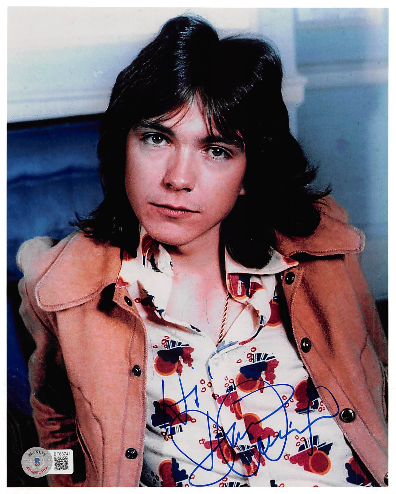 David Cassidy The Partridge Family Authentic Signed 8x10 Photo BAS #BF88741