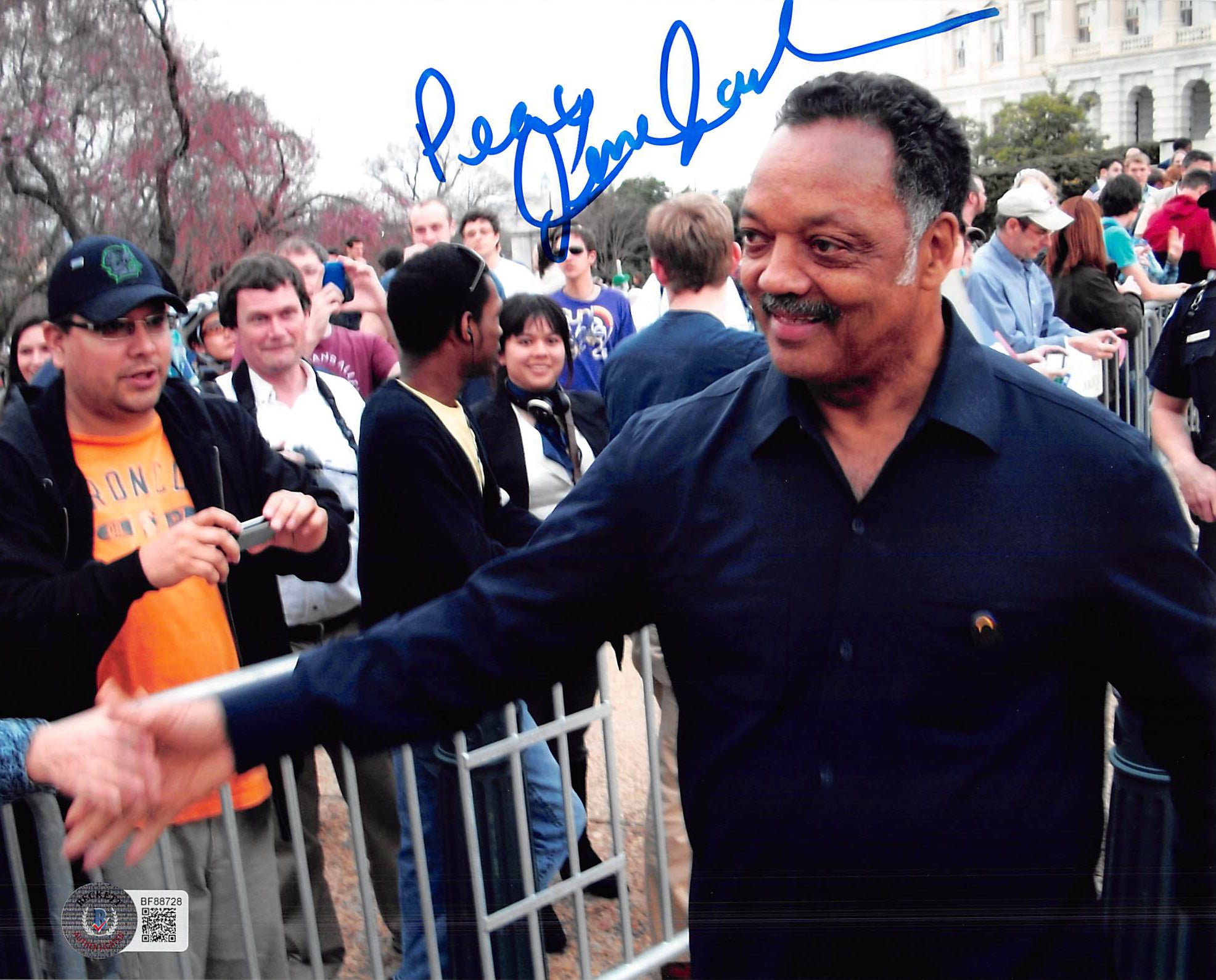 Jesse Jackson Civil Rights Activist Authentic Signed 8x10 Photo BAS #BF88728