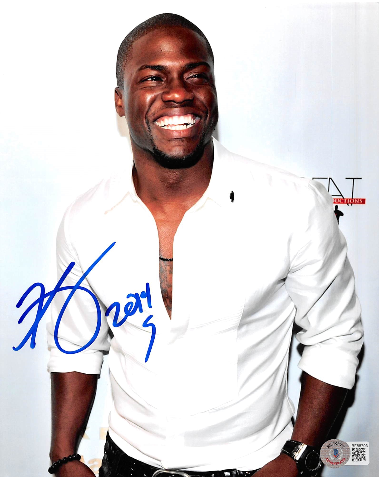 Kevin Hart "2014" Authentic Signed 8x10 Photo Autographed BAS #BF88703