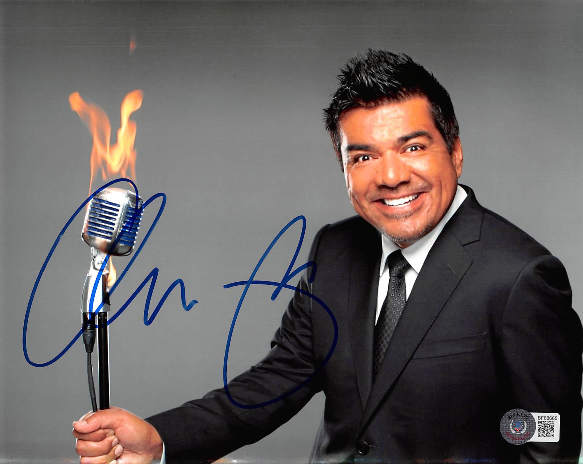 George Lopez Comedian Authentic Signed 8x10 Photo Autographed BAS #BF88665