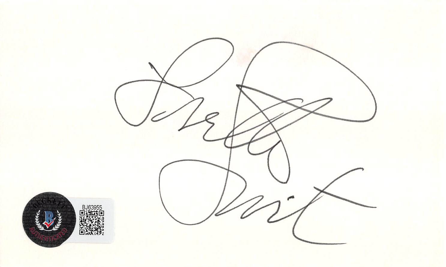 Loretta Swit M*A*S*H Authentic Signed 3x5 Index Card Autographed BAS #BJ63955