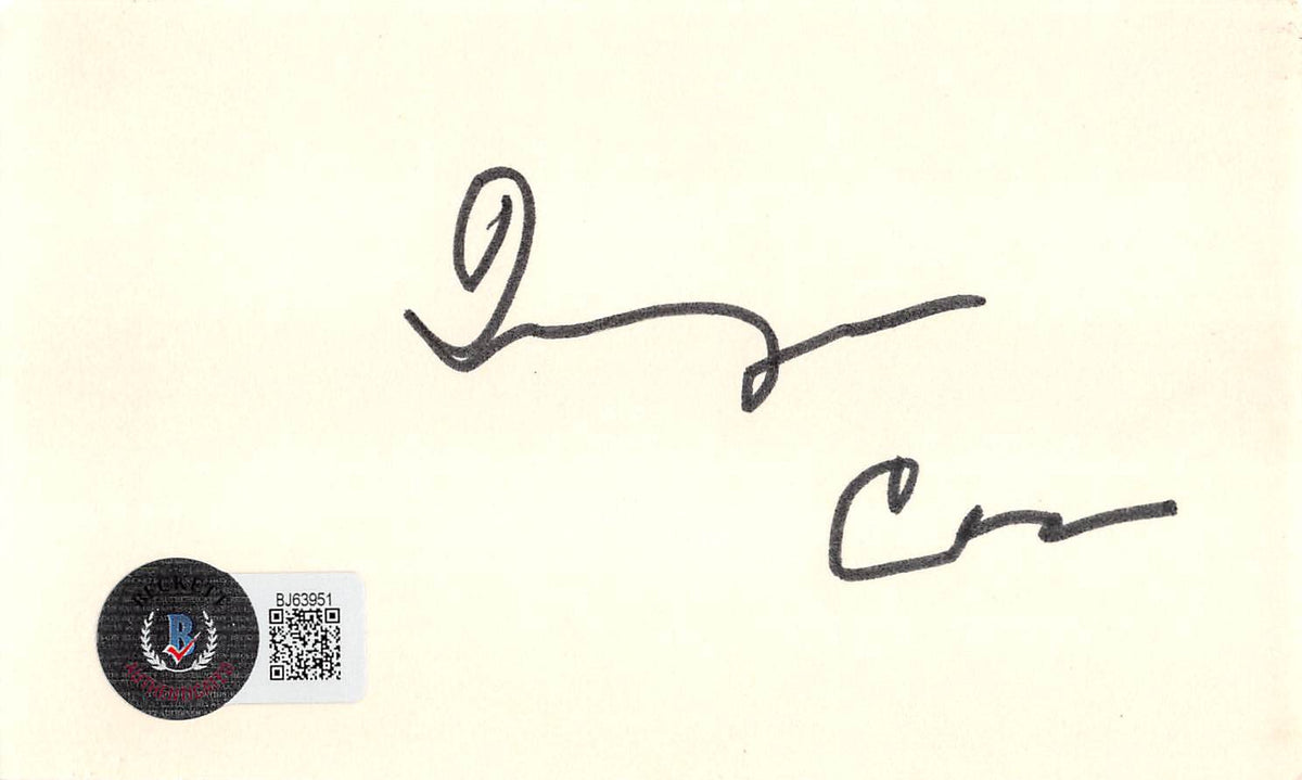 Imogene Coca Your Show of Shows Authentic Signed 3x5 Index Card BAS #BJ63951