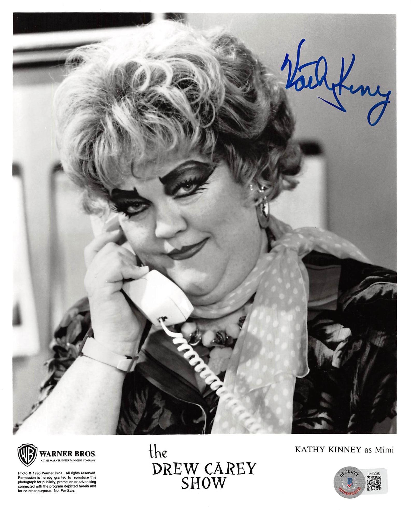 Kathy Kinney The Drew Carey Show Authentic Signed 8x10 Photo BAS #BK03985
