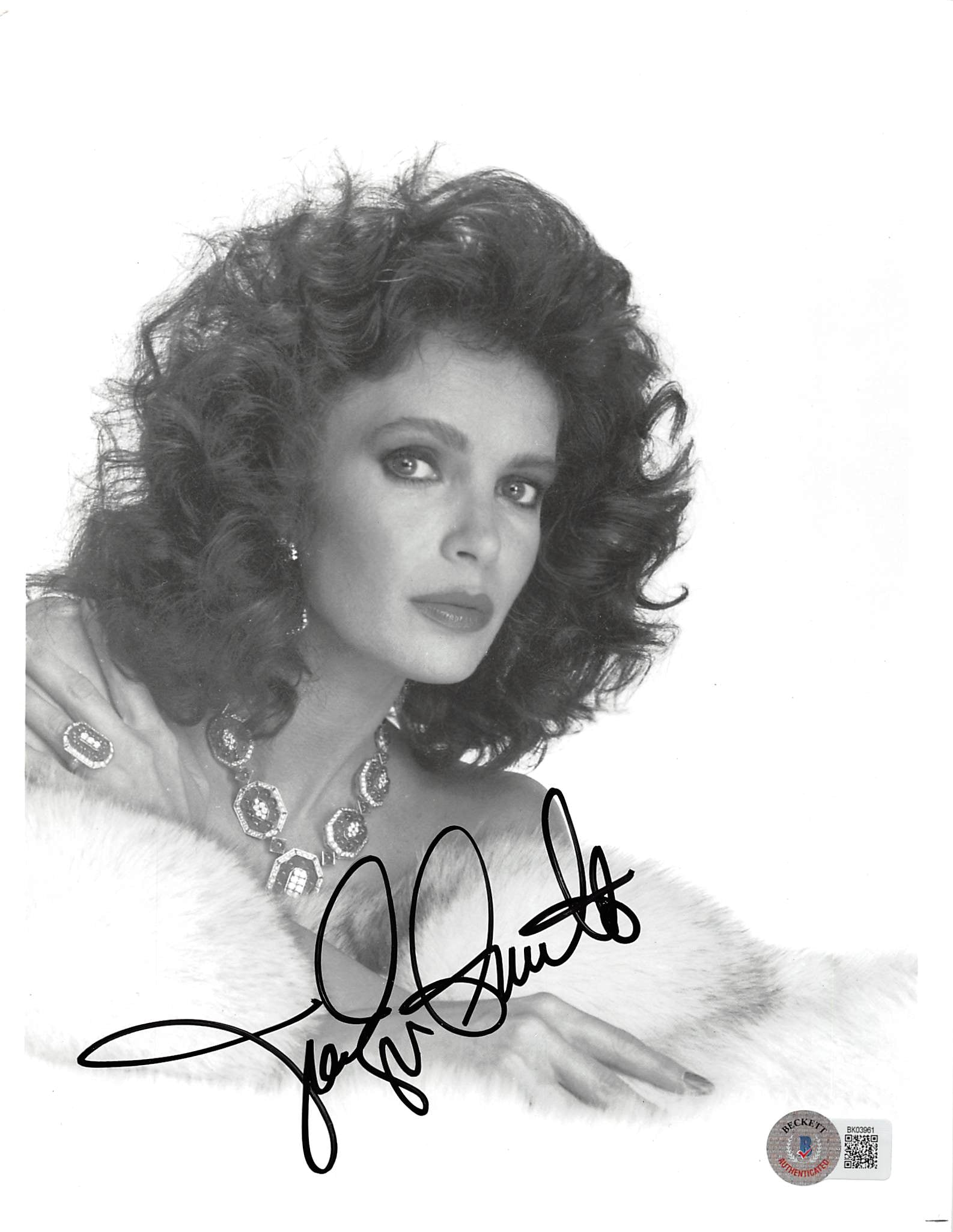 Jaclyn Smith Charlie's Angels Authentic Signed 8x10 Photo BAS #BK03961