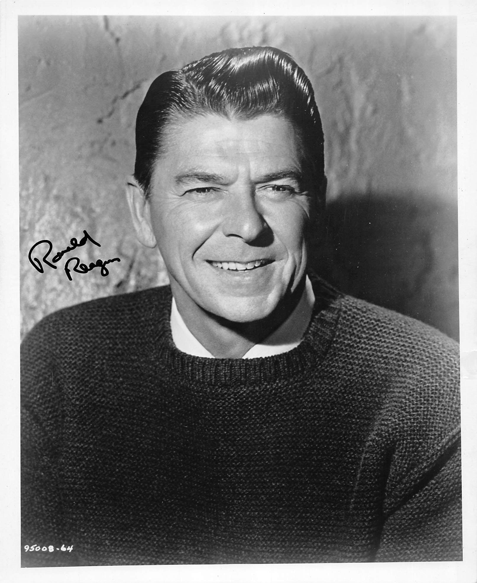 Ronald Reagan Authentic Signed 8x10 Black & White Photo Auto 10! BAS #AD04654