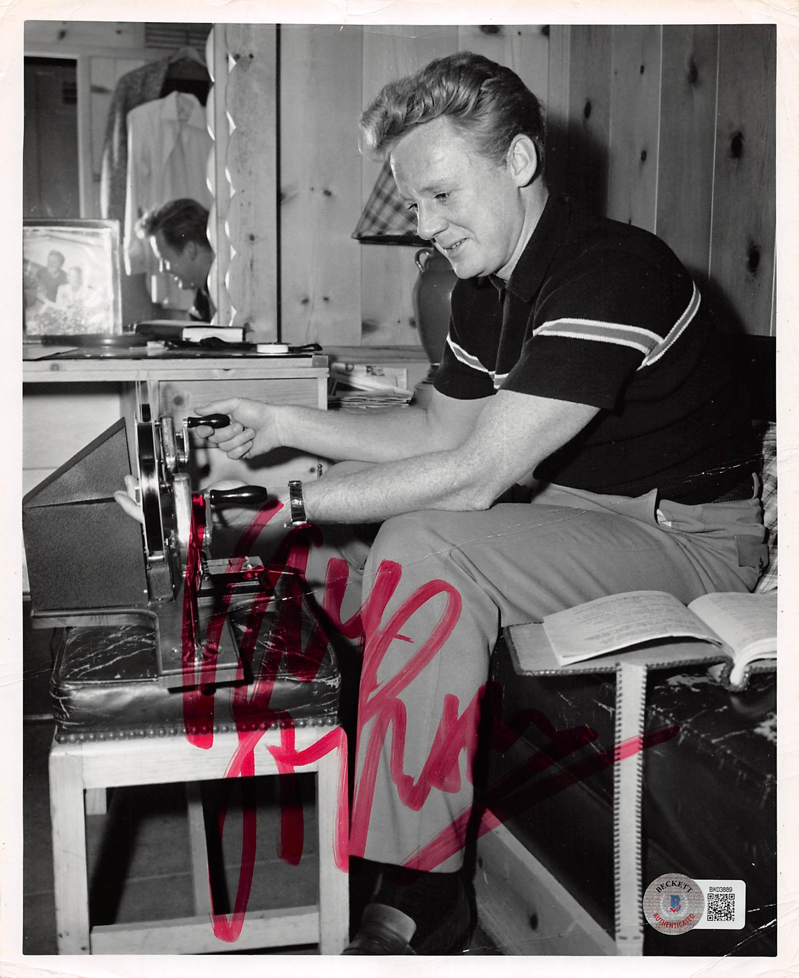 Van Johnson The Caine Mutiny Authentic Signed 8x10 Photo BAS #BK03889