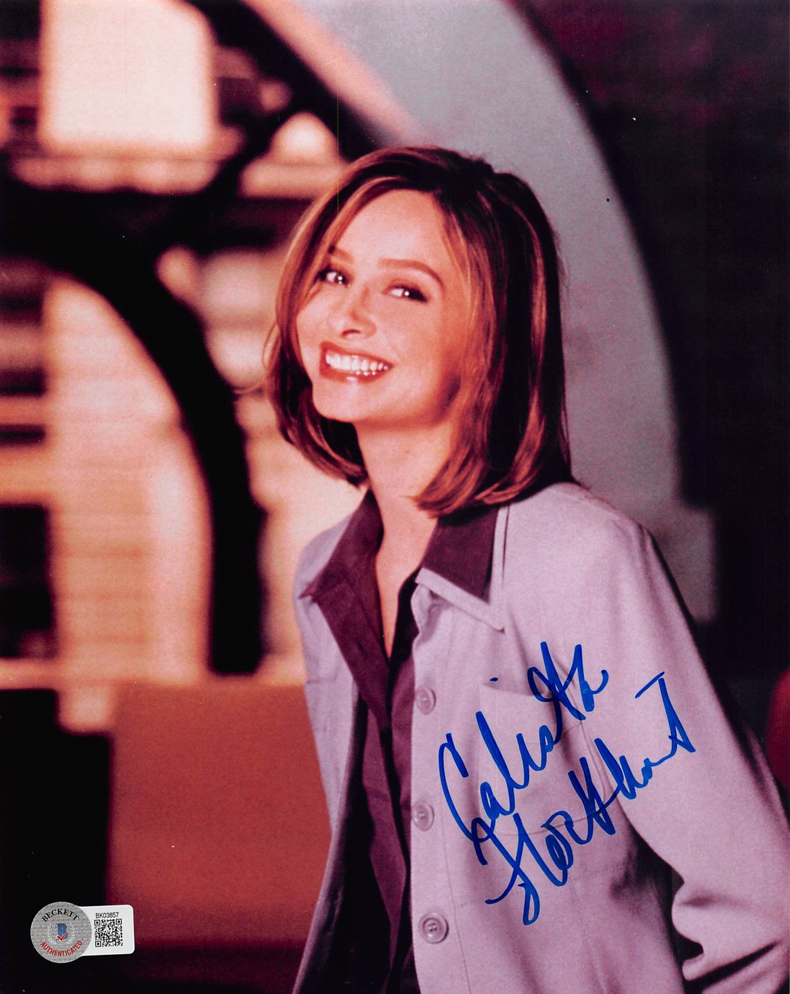 Calista Flockhart Ally McBeal Authentic Signed 8x10 Photo BAS #BK03857